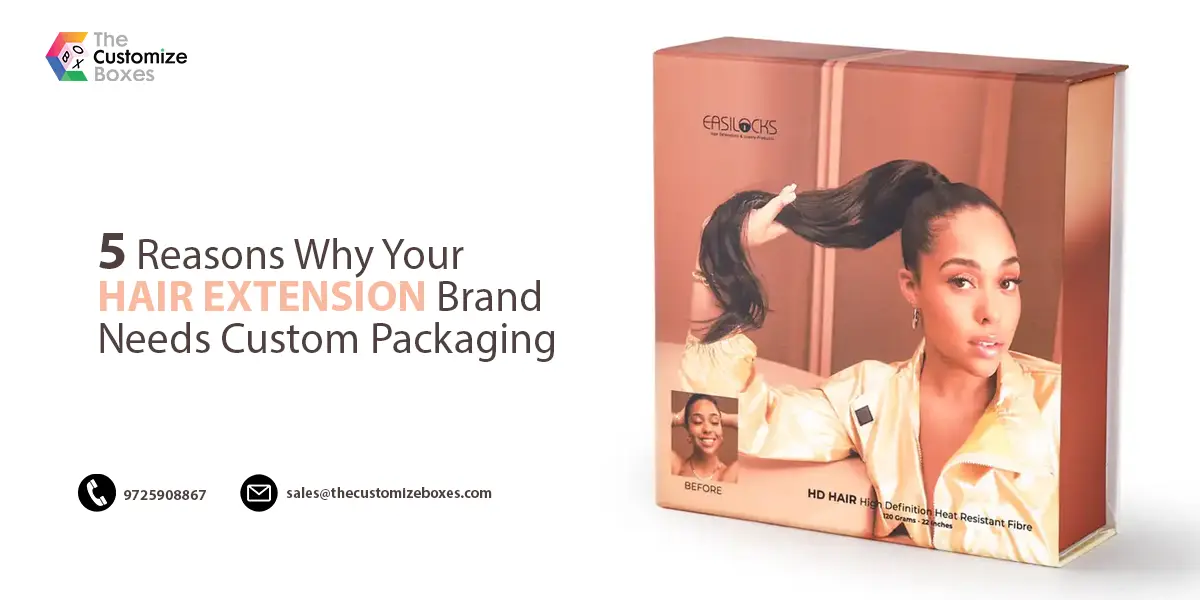 Hair Extension Brand Custom Packaging